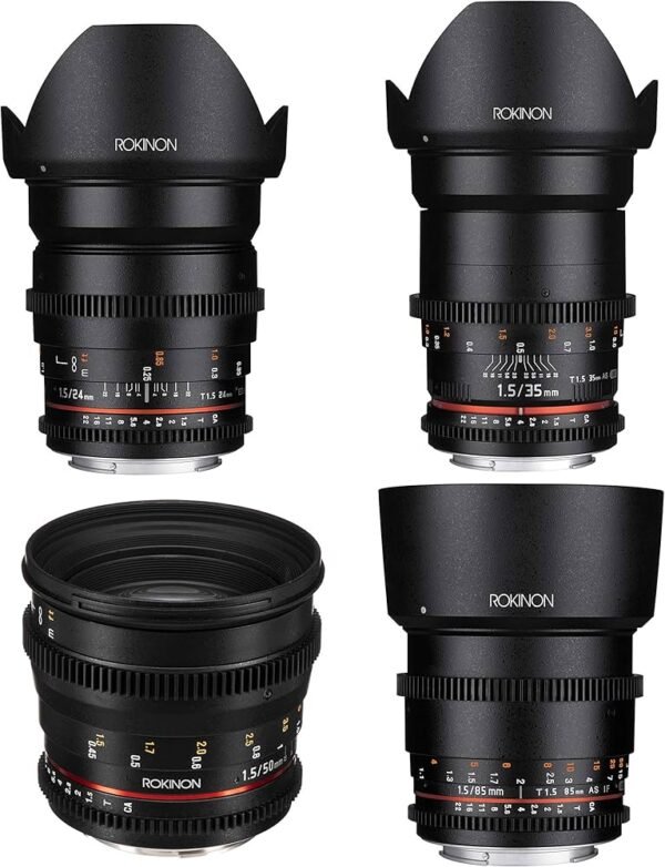 91mcnOVlL3L._AC_UF894,1000_QL80_ Combo de 4 Lentes MFT Rokinon T 1.5