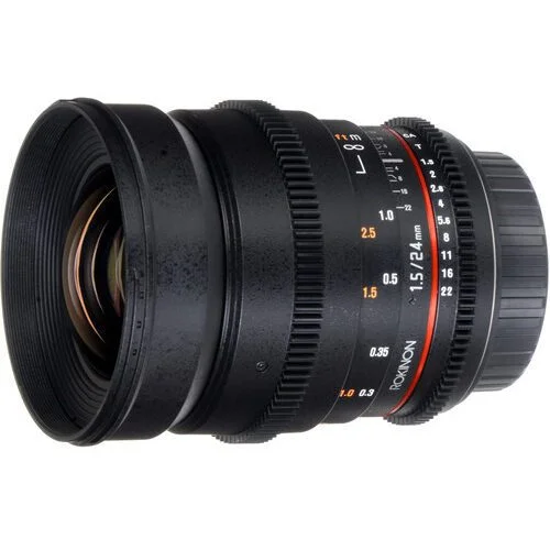 Lente-de-cine-Rokinon-24mm-T1.5-Micro-43-MFT2-rotated Combo de 4 Lentes MFT Rokinon T 1.5