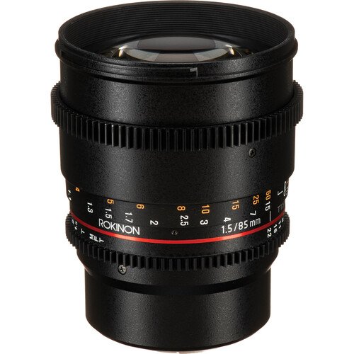 Lente fijo full frame Rokinon MFT 85 mm