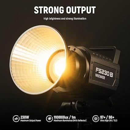61UlABSktlL._AC_SX425_ NEEWER FS230B Luz de Vídeo LED - Luz Continua 230W