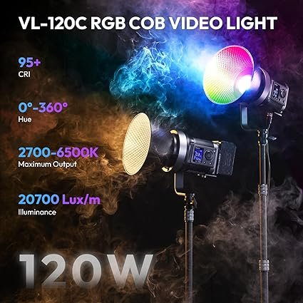 71JwvXbJBuL._AC_SX425_ Luz ULANZI 120 W Luz de Video RGB - Iluminación Continua