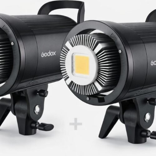 Combo dos luces Godox SL60W, Luz de video LED continua